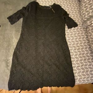 Dress barn black lace dress